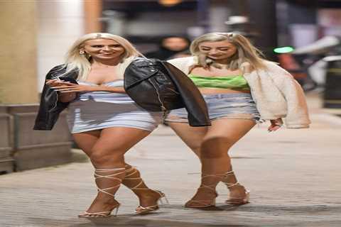 Boozy Brits enjoy wild night out on the town to celebrate second weekend of freedom since beer..