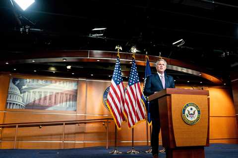 Kevin McCarthy, Four Months After Jan. 6, Still on Defensive Over Trump
