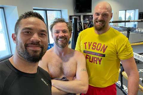 Joseph Parker training in Tyson Fury’s hometown of Morecambe with Andy Lee for Dereck Chisora fight ..