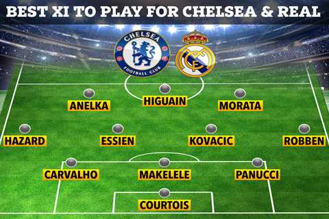 Best XI to play for Chelsea and Real Madrid including Eden Hazard, Arjen Robben, Claude Makelele..