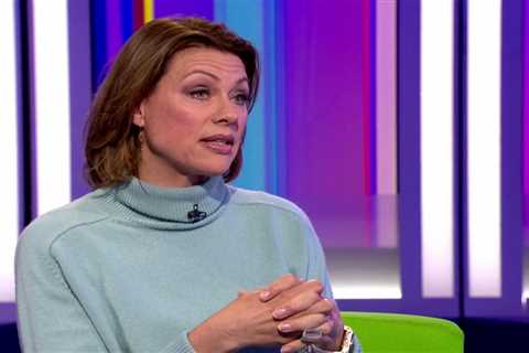 Kate Silverton looks slimmer than ever after two stone weight loss as she appears on The One Show