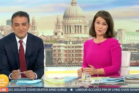 Susanna Reid snubs Piers Morgan as she celebrates Good Morning Britain’s seven-year anniversary
