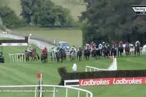 Watch shambolic Punchestown start furious punters brand ‘bag of crap’ as horses stuck at the off