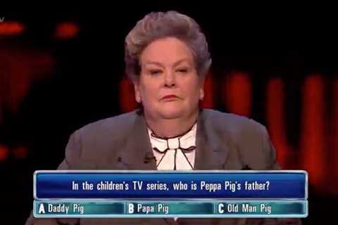 The Chase’s Bradley Walsh mocks Anne ‘The Governess’ Hegerty after she blunders on ‘simple’ Peppa..