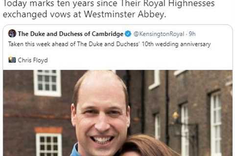 Queen wishes Kate Middleton and Prince William a ‘very happy’ 10th wedding anniversary