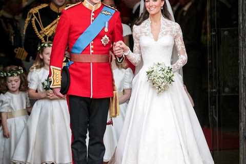 Kate Middleton and Prince William’s love story in pictures as Kensington Palace celebrate their..
