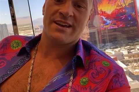 Tyson Fury in X-rated rant against Eddie Hearn and offers him one of his Versace shirts to ‘give..