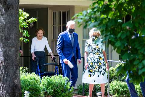 Biden, in Georgia to Promote Economic Agenda, Visits Carter