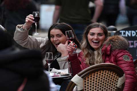 Bank Holiday weekend begins as revellers brave the cold to party in Leeds and Cardiff