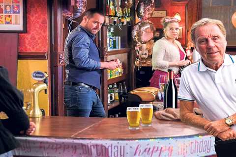 Harry Redknapp films scene in EastEnders to be shown during the Euros