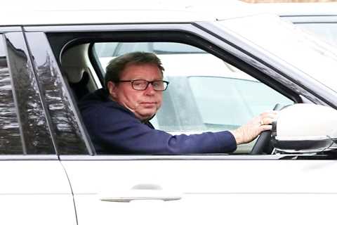 Harry Redknapp is pictured arriving at Eastenders set to film scenes for his new role on the soap..