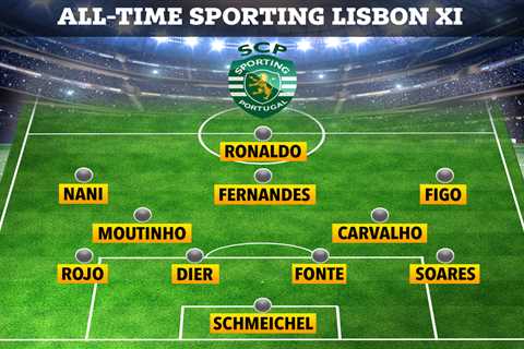 Best Sporting Lisbon all-time XI with Cristiano Ronaldo, Bruno Fernandes, Luis Figo and Peter..