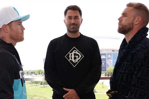 Billy Joe Saunders reveals camps are ‘arguing over a foot’ as Canelo Alvarez ring dispute rumbles on