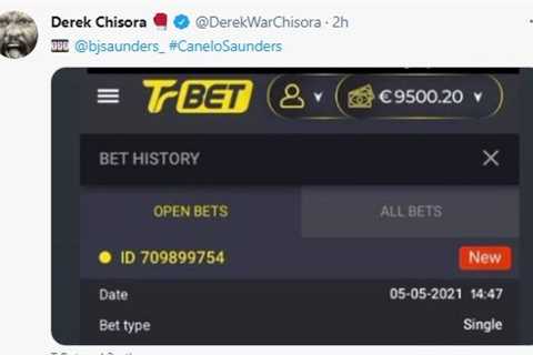 Derek Chisora sticks massive £8,500 bet on Billy Joe Saunders to BEAT Canelo Alvarez and could win..