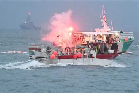 French Navy patrol boat races to Jersey as tensions rise after Royal Navy called to ‘act of war’..