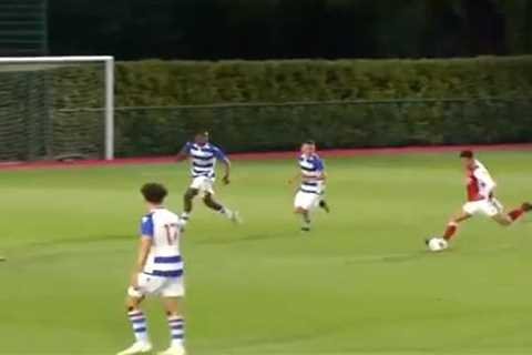 Arsenal whizkid Ethan Nwaneri scores on Under-18s debut despite being just 14 – with fans hoping..