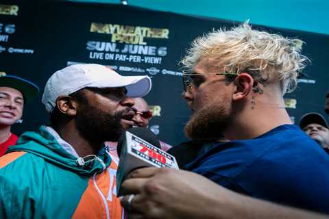 Jake Paul opens door to fighting Floyd Mayweather but YouTuber says legend ‘doesn’t want to risk..