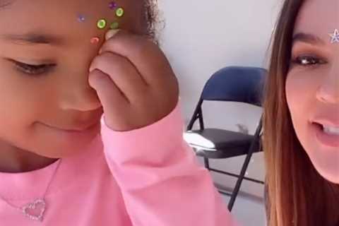 Khloe Kardashian hosts paint party for daughter True and her cousins as Tristan Thompson accused of ..