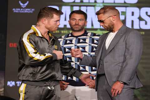 Billy Joe Saunders could fight Canelo Alvarez on a FOOTBALL PITCH and still not avoid Mexican’s..