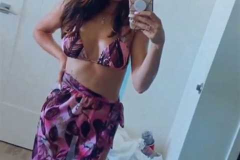 Teen Mom Jo Rivera’s wife Vee shows off curves in a tiny string bikini after twerking on the beach