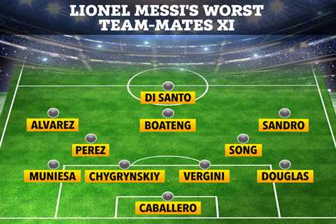 Lionel Messi’s worst team-mates XI including ex-Arsenal ace Song who failed at Barcelona to a..
