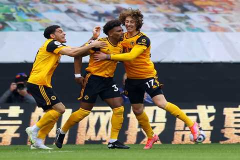 Wolves 2 Brighton 1: Dunk goes from hero to zero with goal then red card as Traore and Gibbs-White..