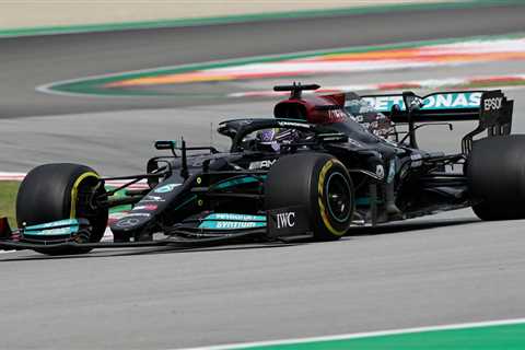 Lewis Hamilton wins Spanish Grand Prix despite losing lead to rival Max Verstappen at first corner..