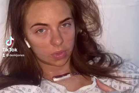 Love Island’s Demi Jones proudly shows off transformation from hospital bed to glam night out after ..