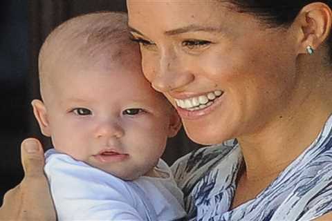 Meghan Markle and Prince Harry’s son Archie is already learning to count and ‘keeps saying two’..