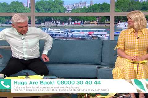 Phillip Schofield breaks social distancing rules on This Morning fuming ‘I’m sick of all of this’