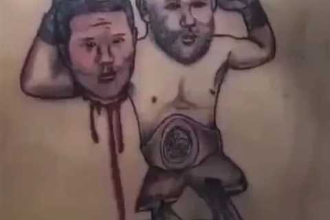Billy Joe Saunders’ fan tattoo backfires as he gets 31-0 image with Brit holding Canelo’s head..