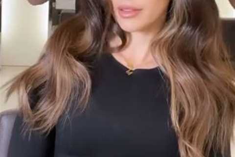 Michelle Keegan flashes her incredible abs as she shows off her glamorous new hair