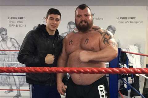 Tommy Fury looks unrecognisable as skinny teen next to Eddie Hall before going on Love Island and..