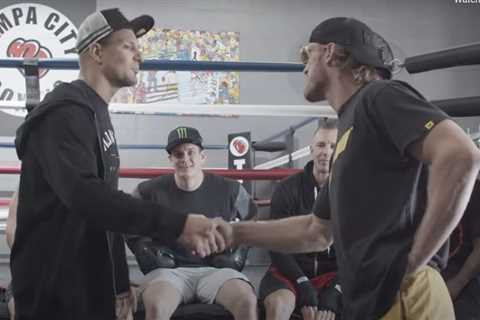 Logan Paul spars all FOUR of NFL star Rob Gronkowski’s ‘massive’ brothers at same time to prepare..