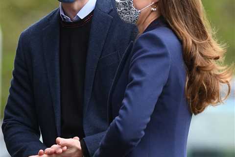 Kate Middleton &amp; Prince William laugh as they play ping pong and football on youth centre visit
