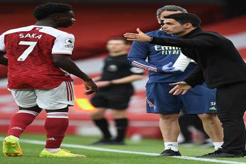 Arsenal’s ‘shining light’ Bukayo Saka being ‘used and abused’ by Mikel Arteta, claims ex-Gunner..