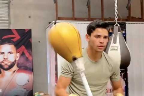 Ryan Garcia returns to gym and break to help with mental health as future star reveals ‘depression..