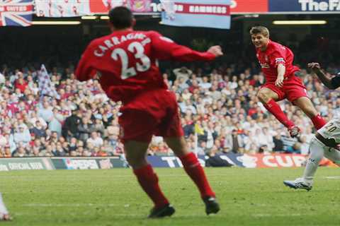 Steven Gerrard’s individual highlights from 2006 FA Cup final are incredible as he drove Liverpool..
