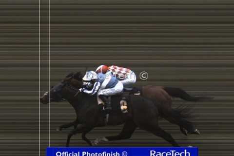 Dramatic finish at Newmarket leaves jockey handed ban and placings reversed after controversial..