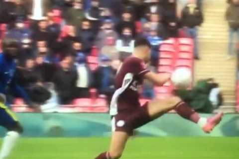 Chelsea fans claim Ayoze Perez handled ball before Youri Tielemans’ FA Cup final winner