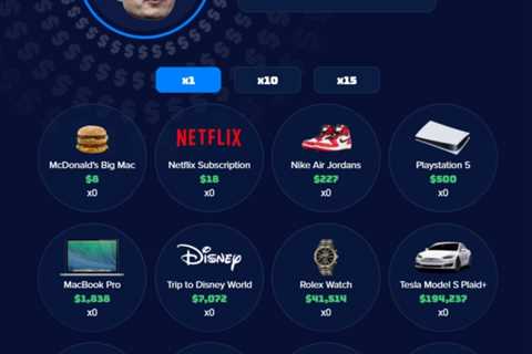 Can you spend Elon Musk’s $166billion fortune in 30 seconds? Try your best with this quick game