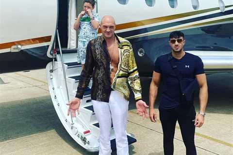 Inside Tyson Fury’s eventful trip to America with cousin Tommy as wife Paris joins him after he..