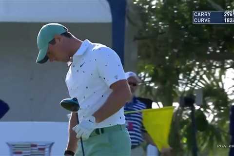 Watch Rory McIlroy smack horror first shot at US PGA into ‘alligator-infested’ water sending..