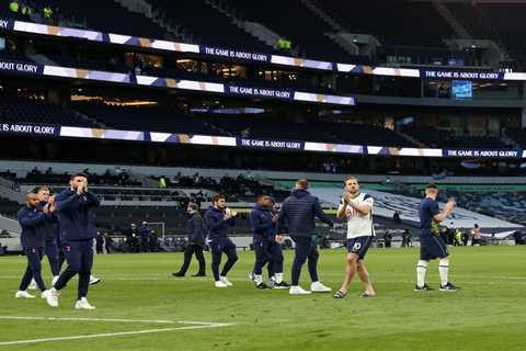Tottenham stars go on unplanned lap of honour to appease angry fans after they clashed with..