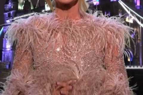 Amanda Holden stuns Eurovision viewers with bizarre appearance in ‘chicken’ dress as she tries to..