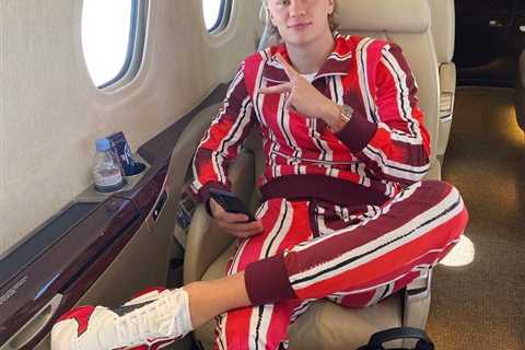 Erling Haaland takes private jet to Monaco in £1,200 Dolce &amp; Gabbana tracksuit and watches..