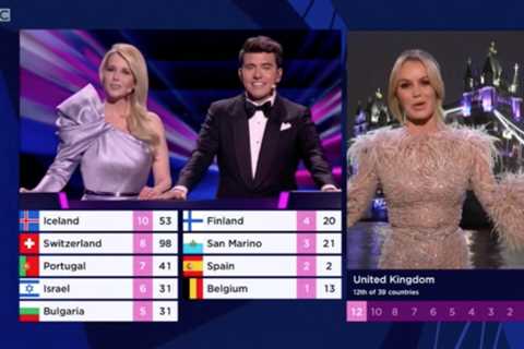 Eurovision host Amanda Holden slammed for making ‘arrogant’ language joke