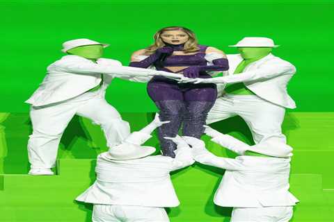 Greek Eurovision act Stefania prepares to face off against rivals with masked backing dancers