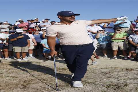Brooks Koepka claims fan try to bash his surgically-repaired knee as Phil Mickelson closed in on..