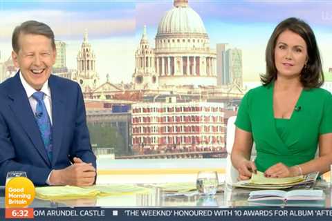 Good Morning Britain hit by technical blunder as broken studio screens plunge Dr Hilary Jones into..